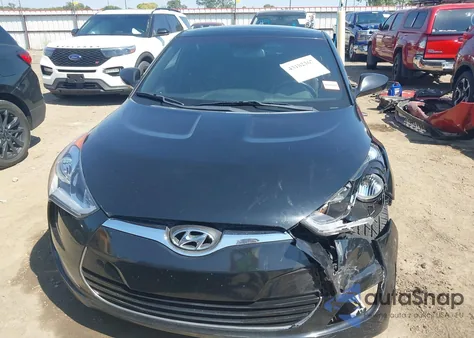 2017 Hyundai Veloster Value Edition из США, поврежденный, VIN KMHTC6AD3HU322852
